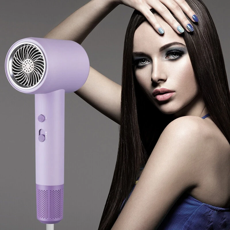 (image for) 2000W Powerful Hair Dryer 5-Level Temperature Adjustment Dual Switches with Rotating Nozzle 220~240V Salon Hair Dryer for Home